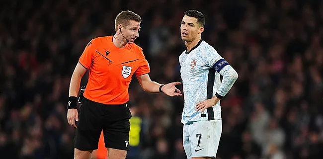 Ronaldo pète un câble sur un arbitre belge